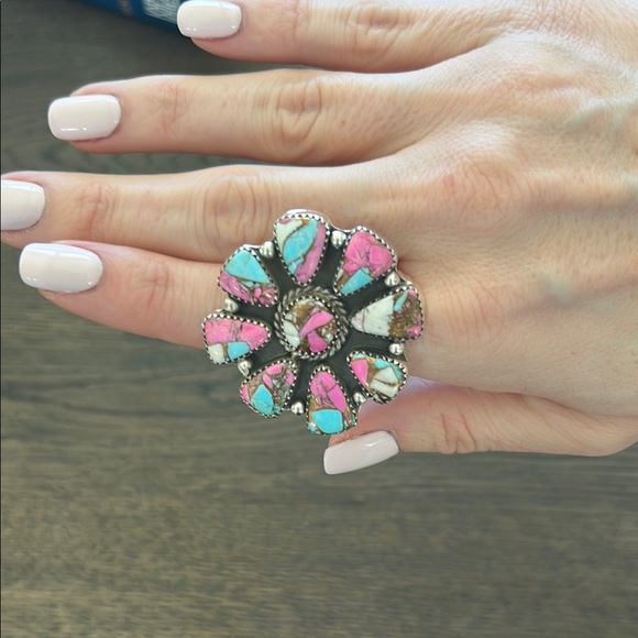 Turquoise and 925sterling ring - Picture 2 of 4